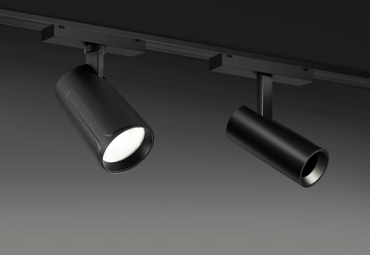 Трековый магнитный светильник iLedex Vision 4825-048-D70-20W-36DG-4000K-BK