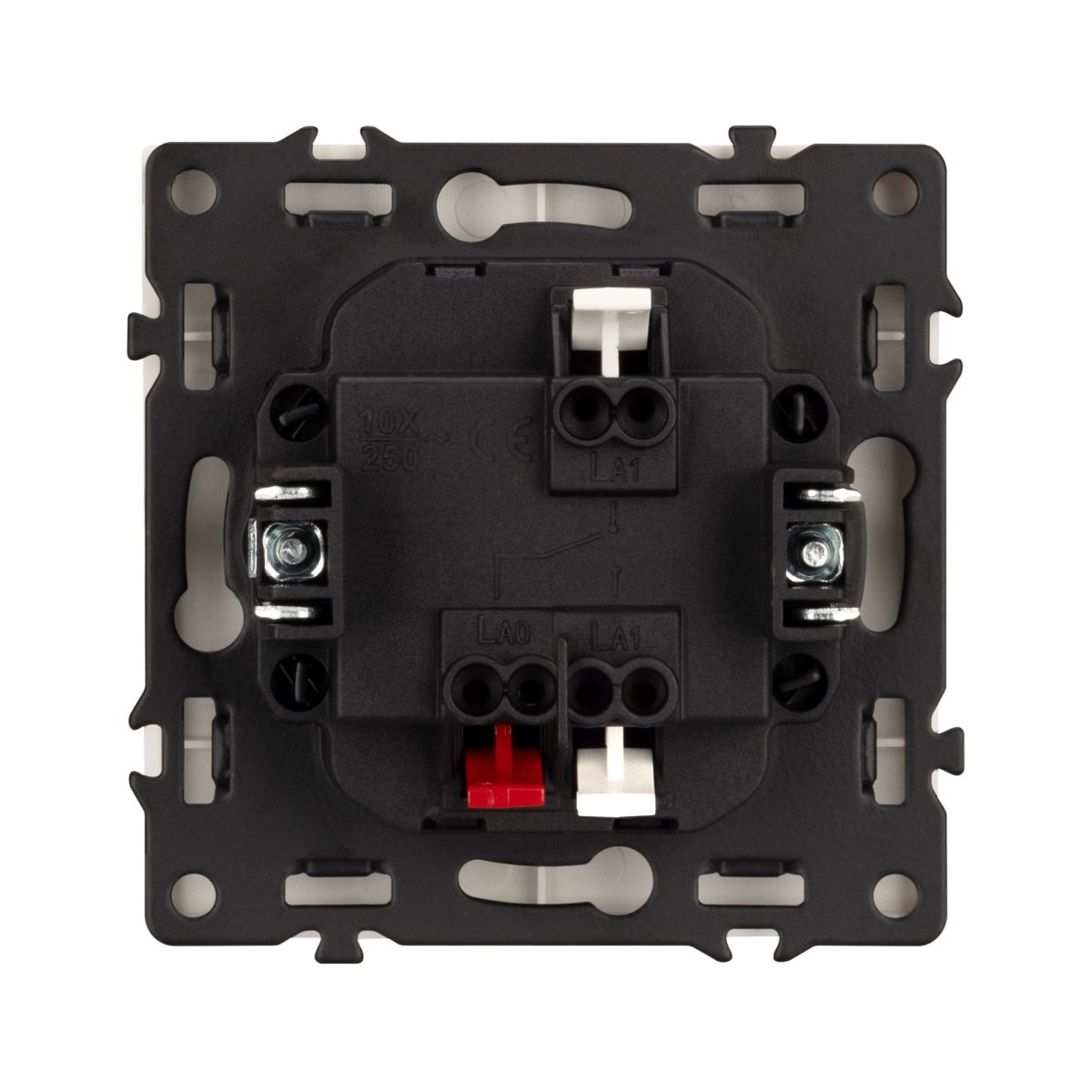 Механизм выключателя одноклавишный проходной Arlight LED SWT-NOBE-MKP1-SFPL-L-GD (230V, 10A) 054262