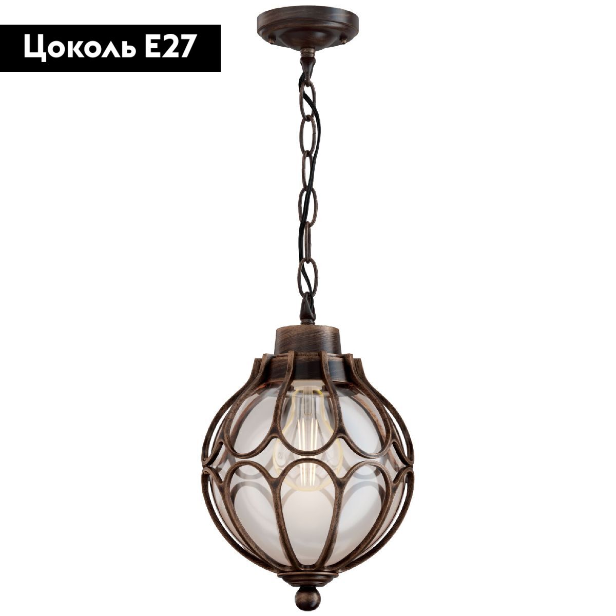 Уличный подвесной светильник Maytoni Via O024PL-01G