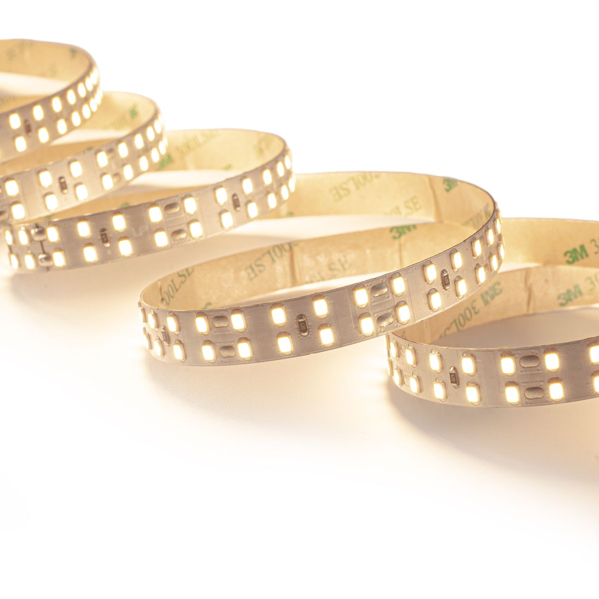 Светодиодная лента LEDS POWER двухрядная 2835 240/м (22Вт/м) 24В теплая, серия ПРО200 009056