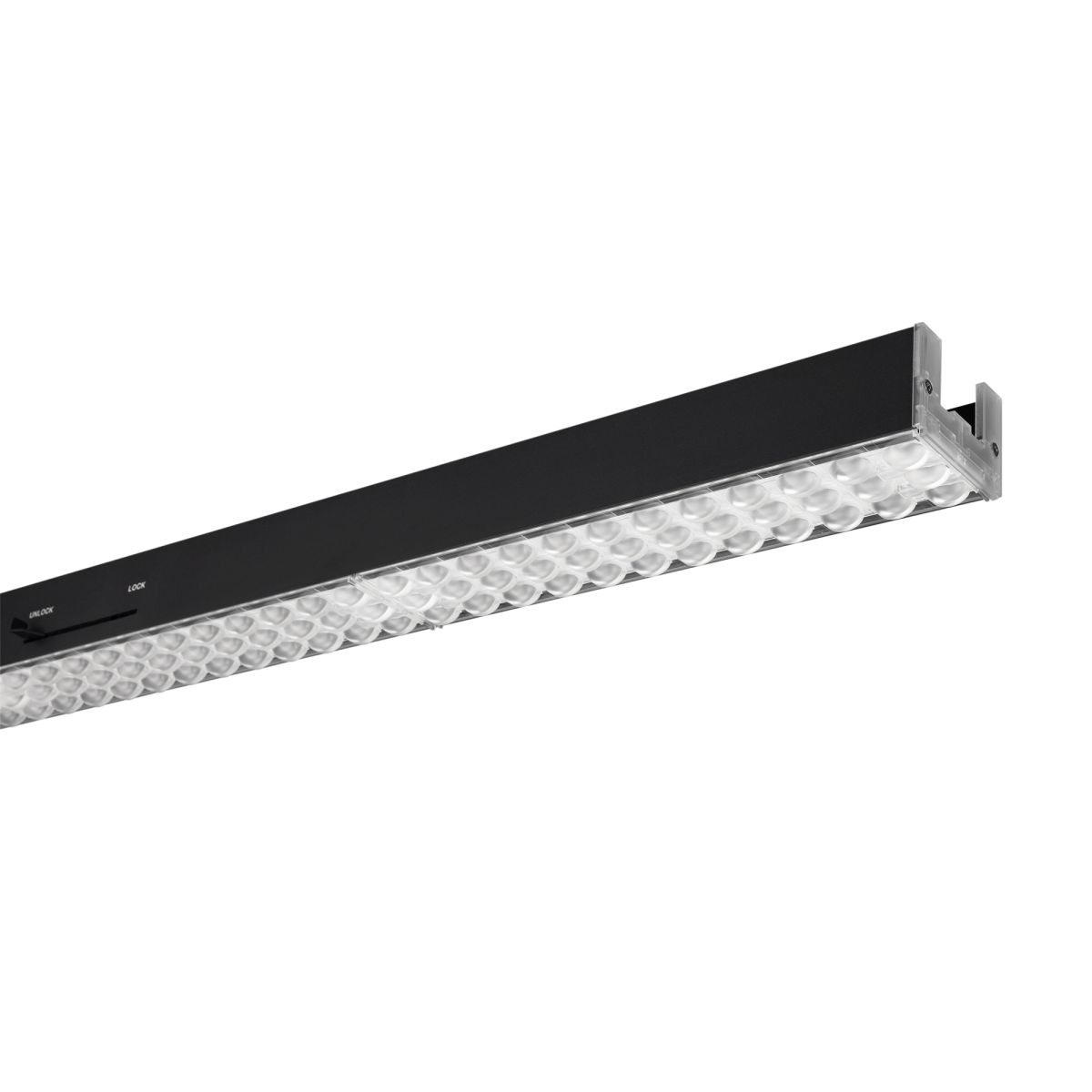 Трековый трехфазный светильник Arlight LGD-LUNGO-4TR-L1200-39W-60W Warm3000 (Черный, двойной асимметричный 2х20 deg, 230V) (IP20 Металл) 064266