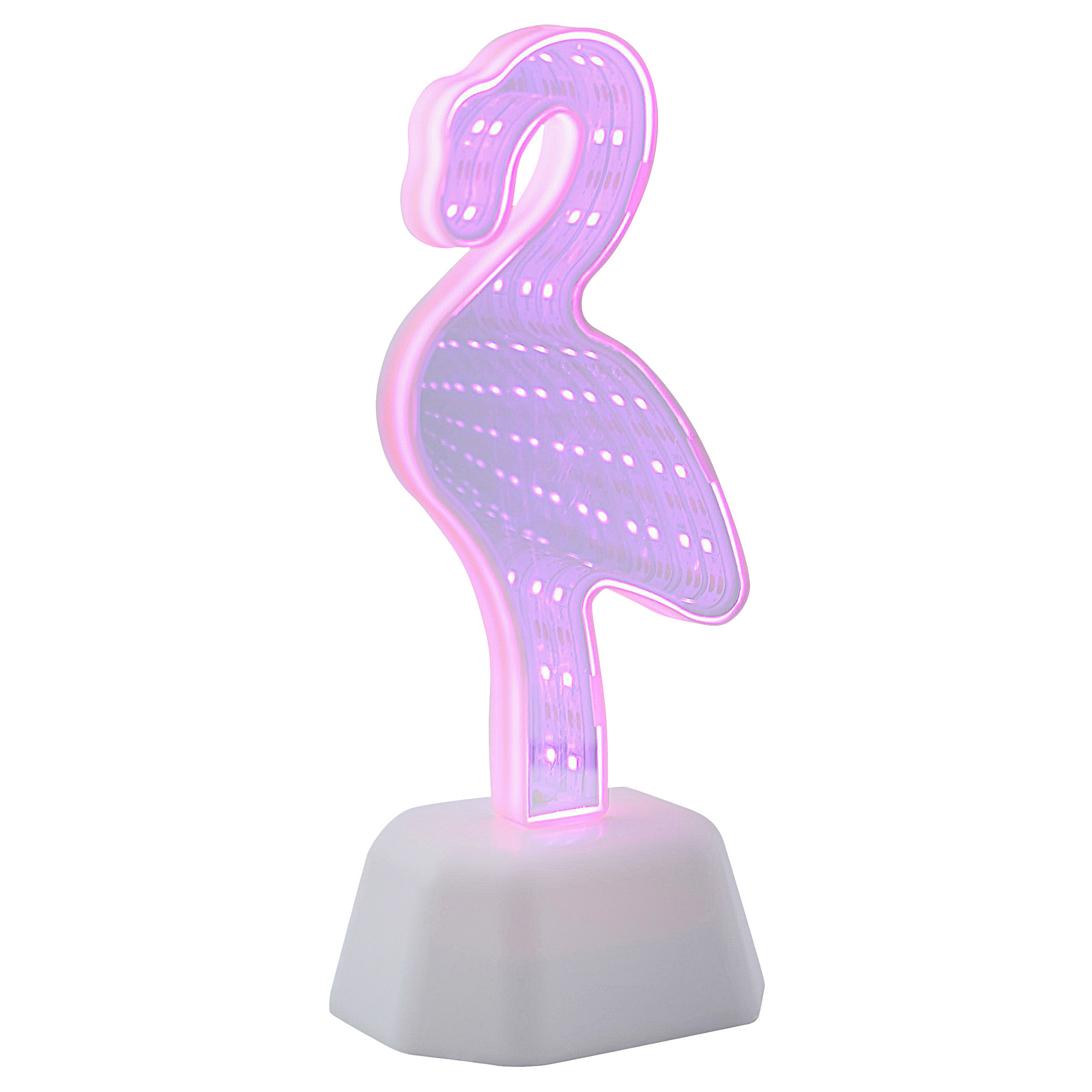 Светодиодный ночник Apeyron Фламинго розовый 3хАА NL-01