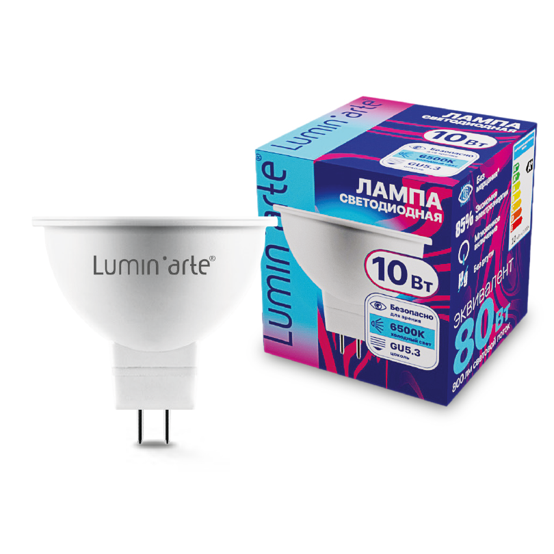 Светодиодная лампа Lumin'arte LSTD-MR16-10W6KGU5.3