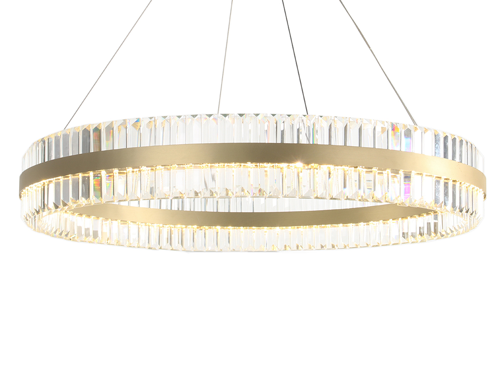 Подвесная led люстра Newport Kelly 10241/80 brass М0067228