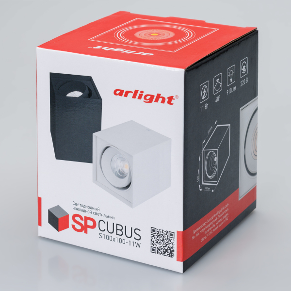Накладной светильник Arlight SP-Cubus-S100x100-11W Day4000 023081(2)