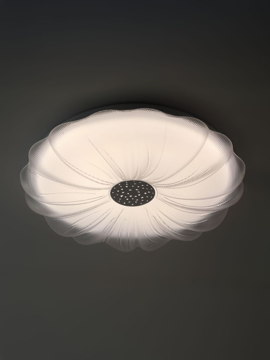 Потолочный светильник ЭРА Классик SPB-6 Muze 48W-5K WH+CH 5000К Б0070187