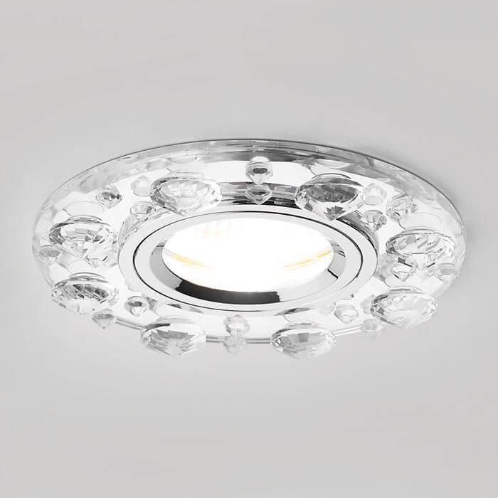 Встраиваемый светильник Ambrella Light Crystal K225 CH