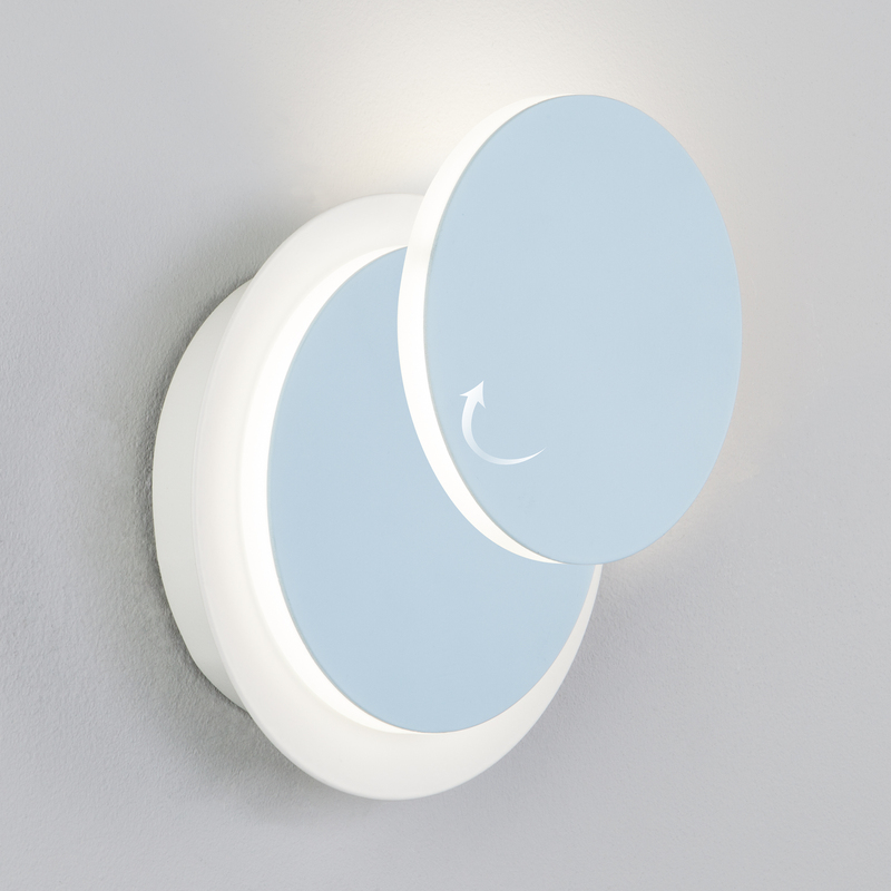 Настенный светодиодный светильник Eurosvet Figure 40135/1 белый/голубой