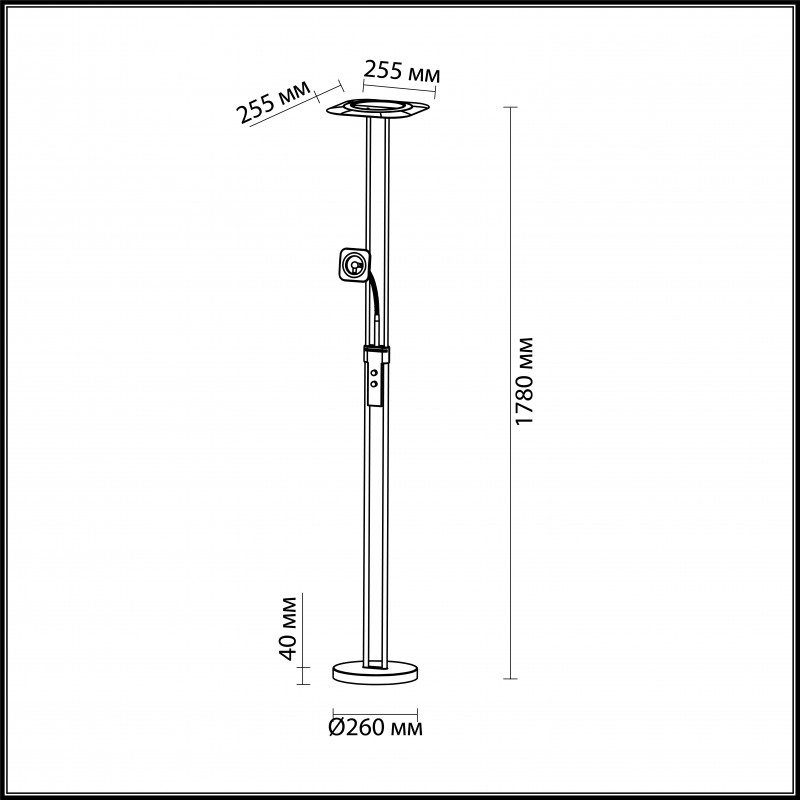 Торшер Odeon Light 4676/24FL