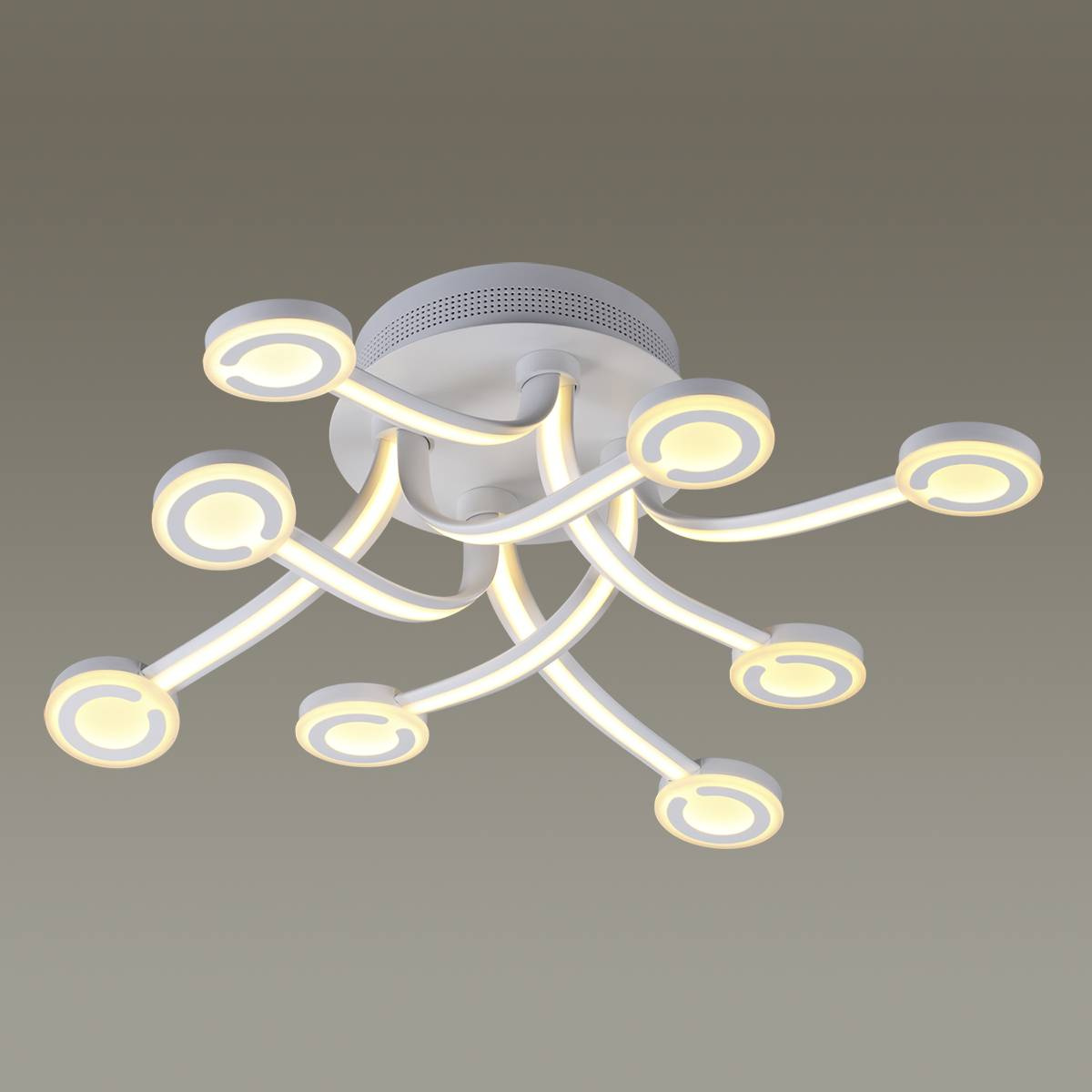 Потолочная светодиодная люстра Odeon Light Buttons 3862/80LC