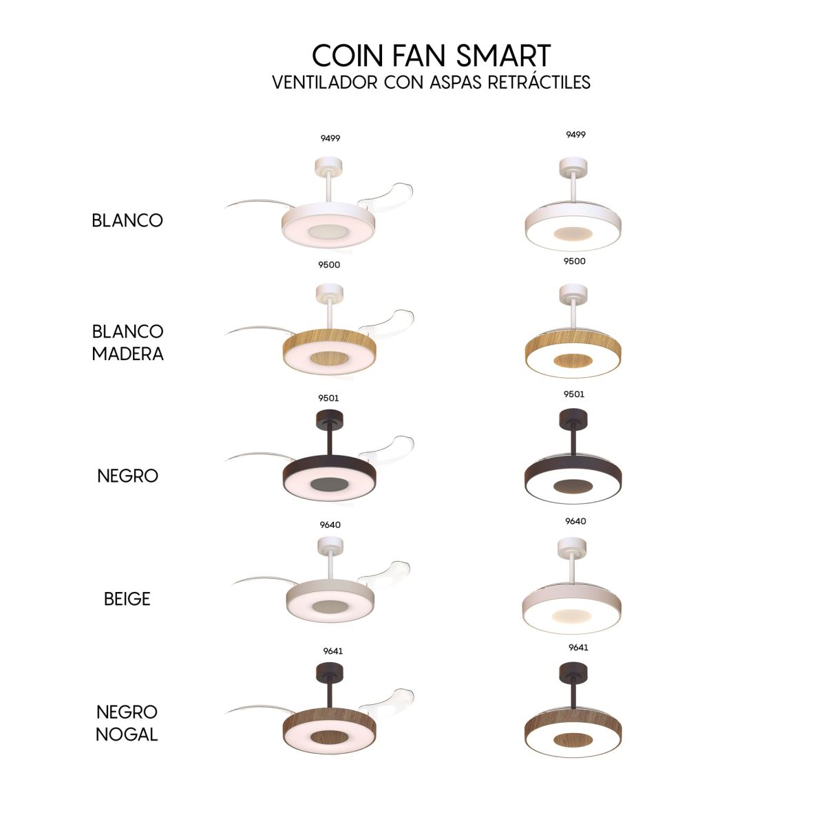 Люстра-вентилятор Mantra Coin Fan 9500