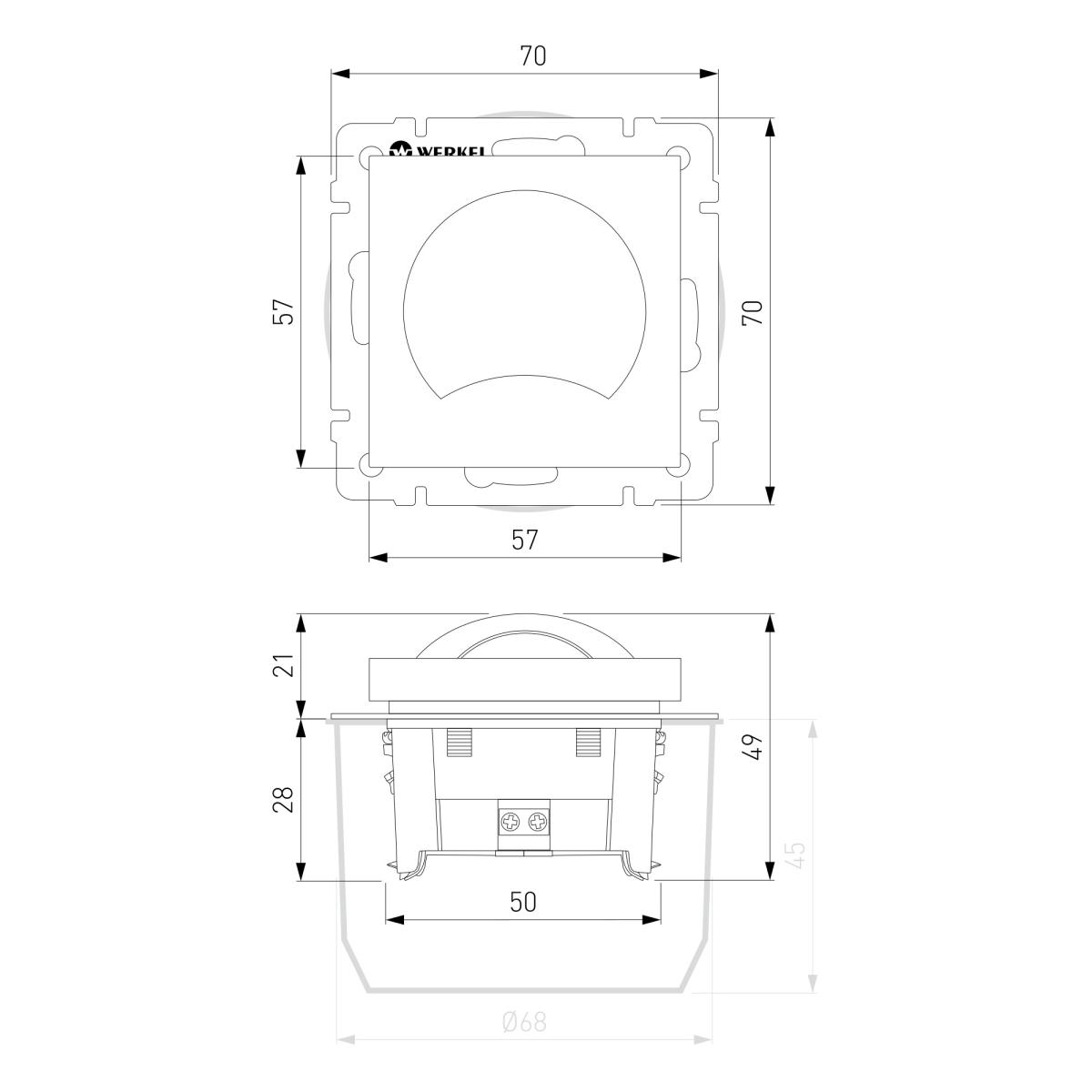 Встраиваемая подсветка Werkel Moon 4690389179242 W1154411 a057495