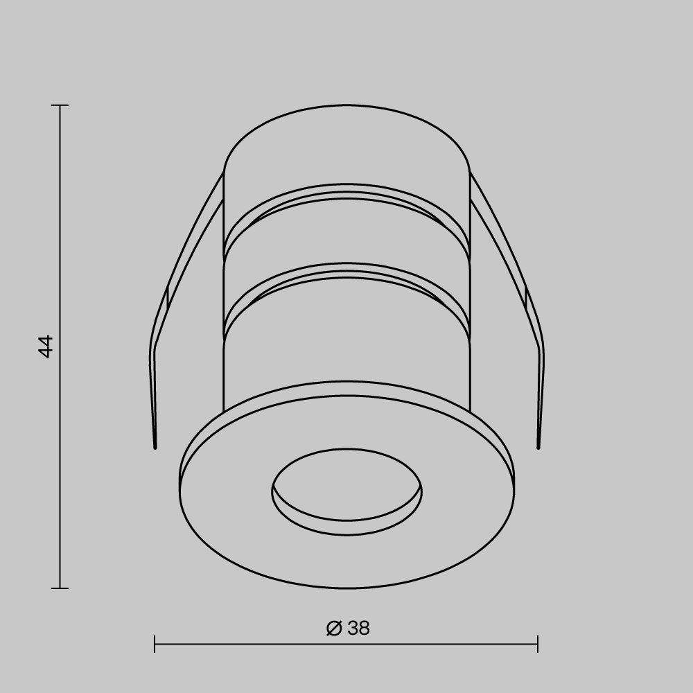 Уличный встраиваемый светильник Maytoni Cove O511DL-L2W3K