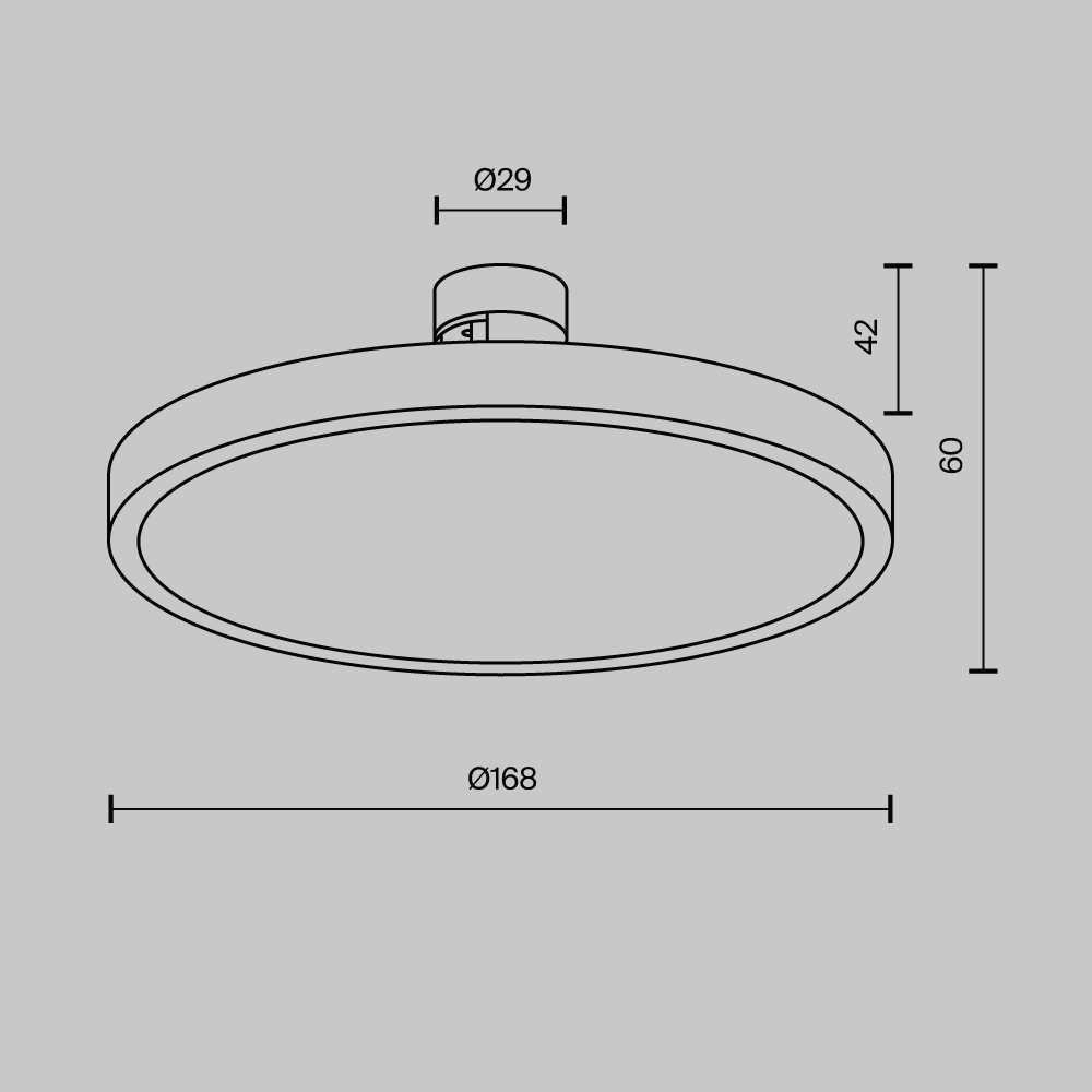 Трековый магнитный светильник Maytoni Plato TR153-1-10W4K-PT