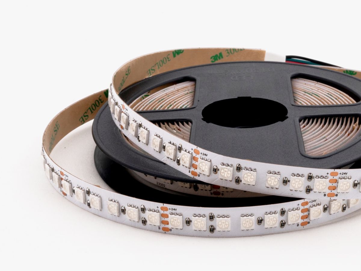 Светодиодная лента LEDS POWER 5050 120/м (19,2Вт/м) 24В RGB 005607