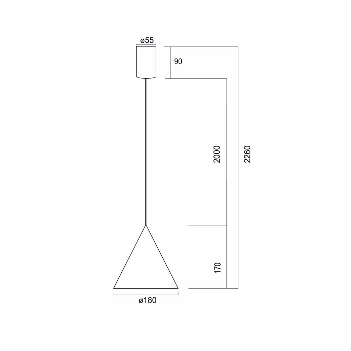 Подвесной светильник Mantra Cono 9449