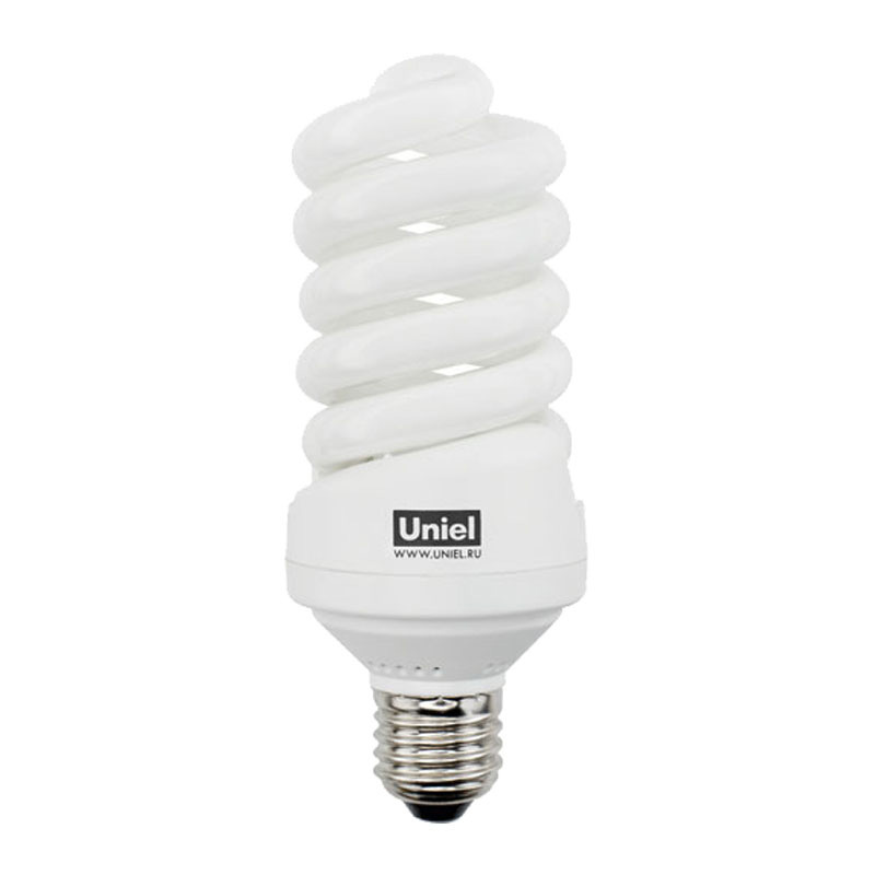 Лампа энергосберегающая (00084) Uniel E27 32W 2700K матовая ESL-S12-32/2700/E27