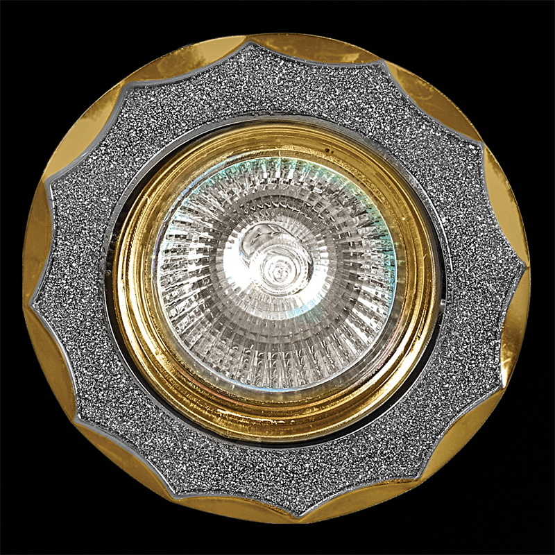 Встраиваемый led светильник Reluce 01001-9.0-001AK MR16 SS+GD