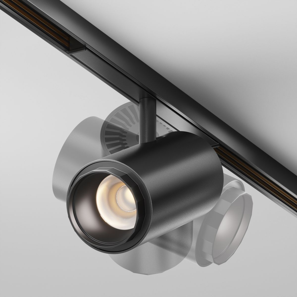 Трековый магнитный светильник Maytoni Technical Focus Zoom Exility X TR244-12W3K-B