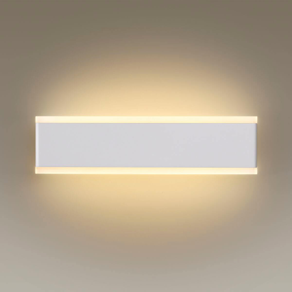 Настенный светодиодный светильник офисный Odeon Light Stravi 3810/16WL