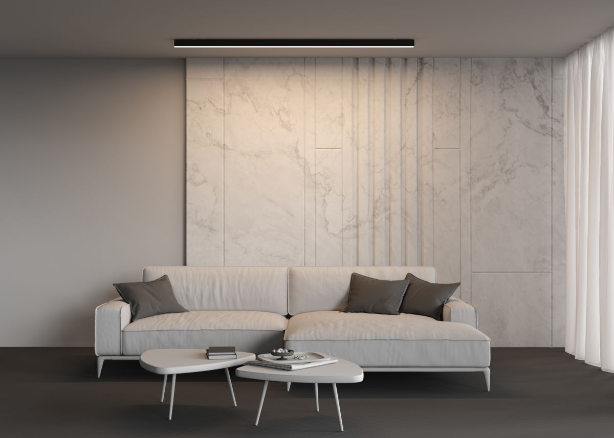 Линейный накладной светильник Maytoni Technical 4000K 50x50 (Черный, 2 м) LL311032