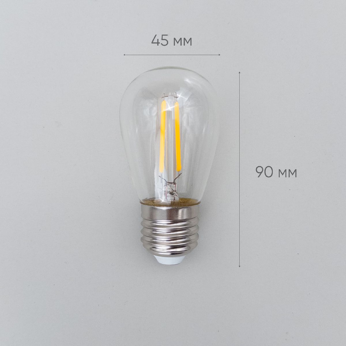 Лампа филаментная Laitcom (LTC) Professional Е27 2W 2200K FLM27-2W-2WW-2200K