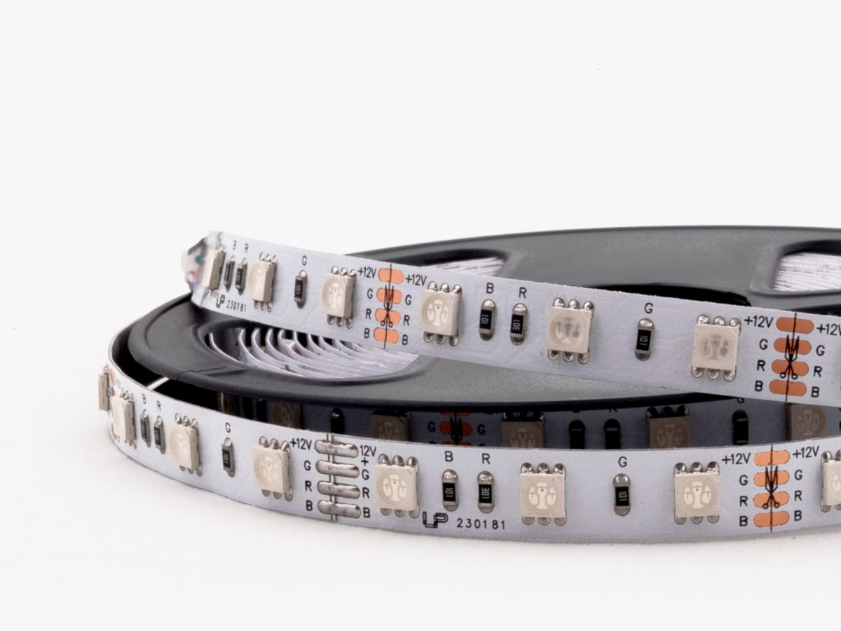 Светодиодная лента LEDS POWER 5050 60/м (14,4Вт/м) 12В RGB 004730