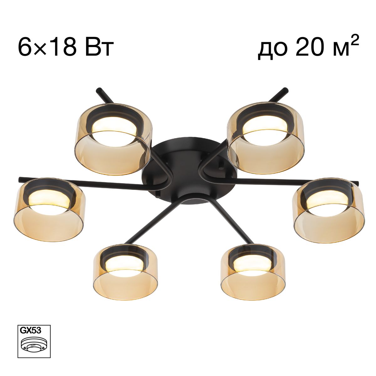 Потолочная люстра Citilux Espace CL243161