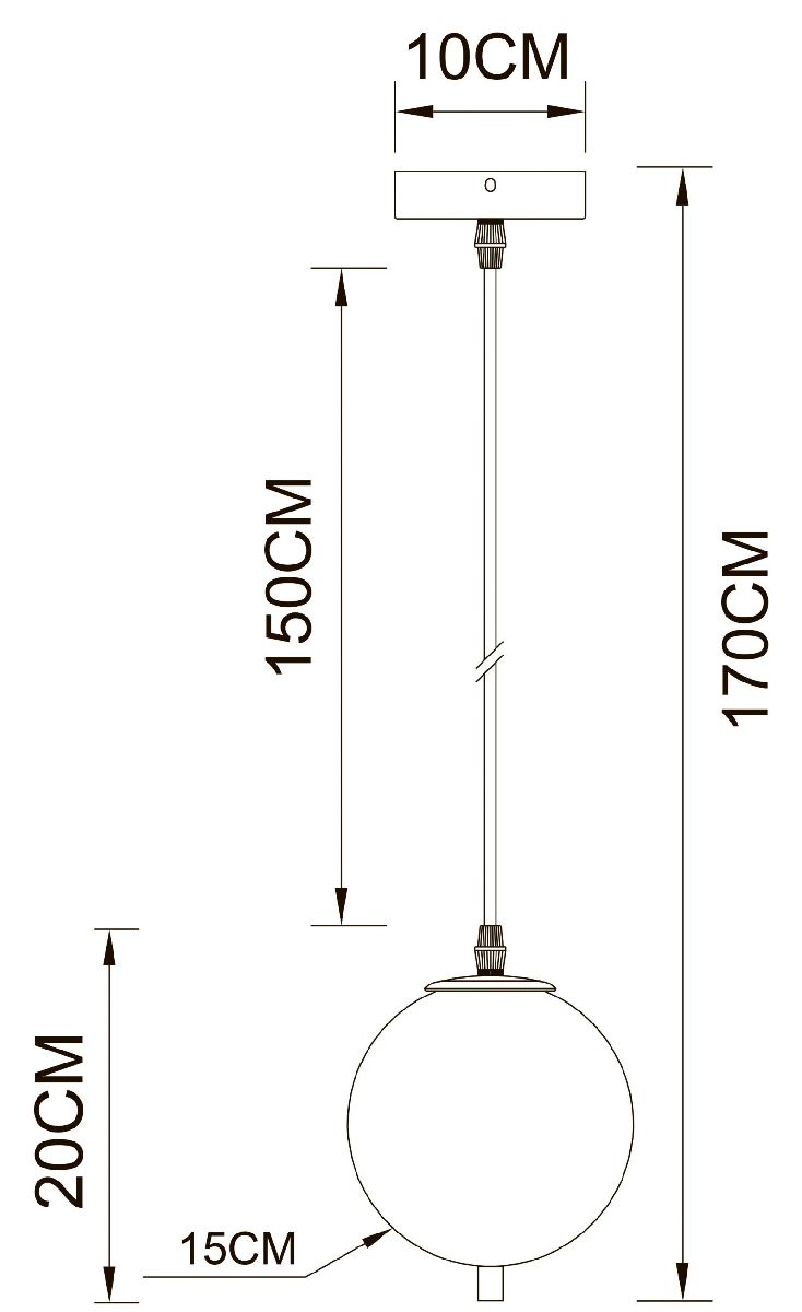 Подвесной светильник Arte Lamp Freddie A2231SP-1PB