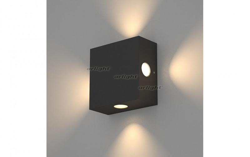Настенный светильник Arlight LGD-Wall-Quad-76B-8W Warm White 020340