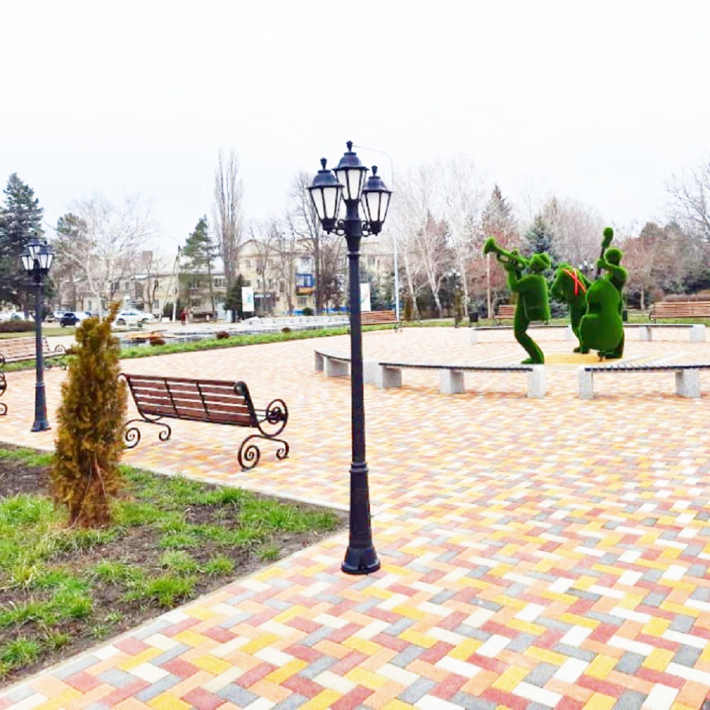 Садово-парковый светильник Fumagalli RICU BISSO/RUT 2+1 E26.157.S21.AYE27