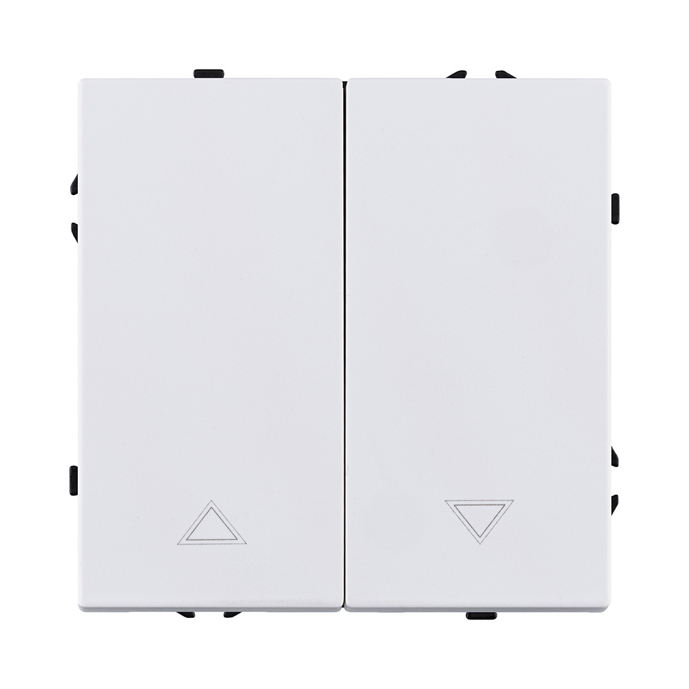 Механизм управления жалюзи 2-клавишный, белый глянцевый Kollinger Eclipse EC-013WG