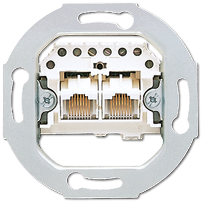 Розетка телефонная Jung UAE2X8UPO