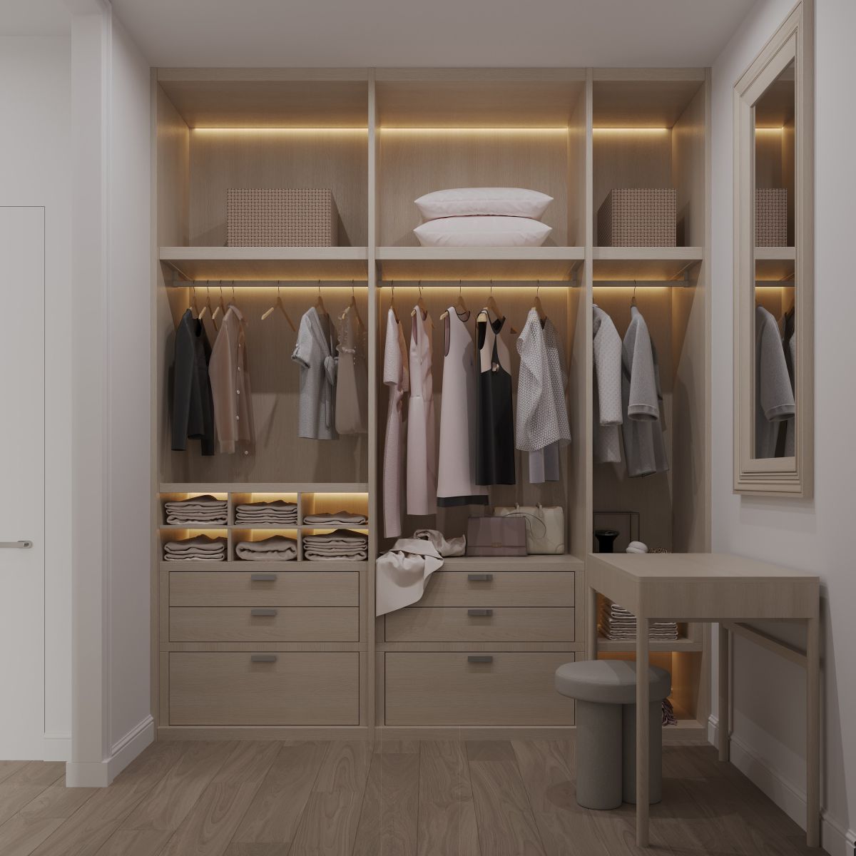 Накладной угловой внутренний профиль для светодиодной ленты Hesby Lighting Line HSBL_0197
