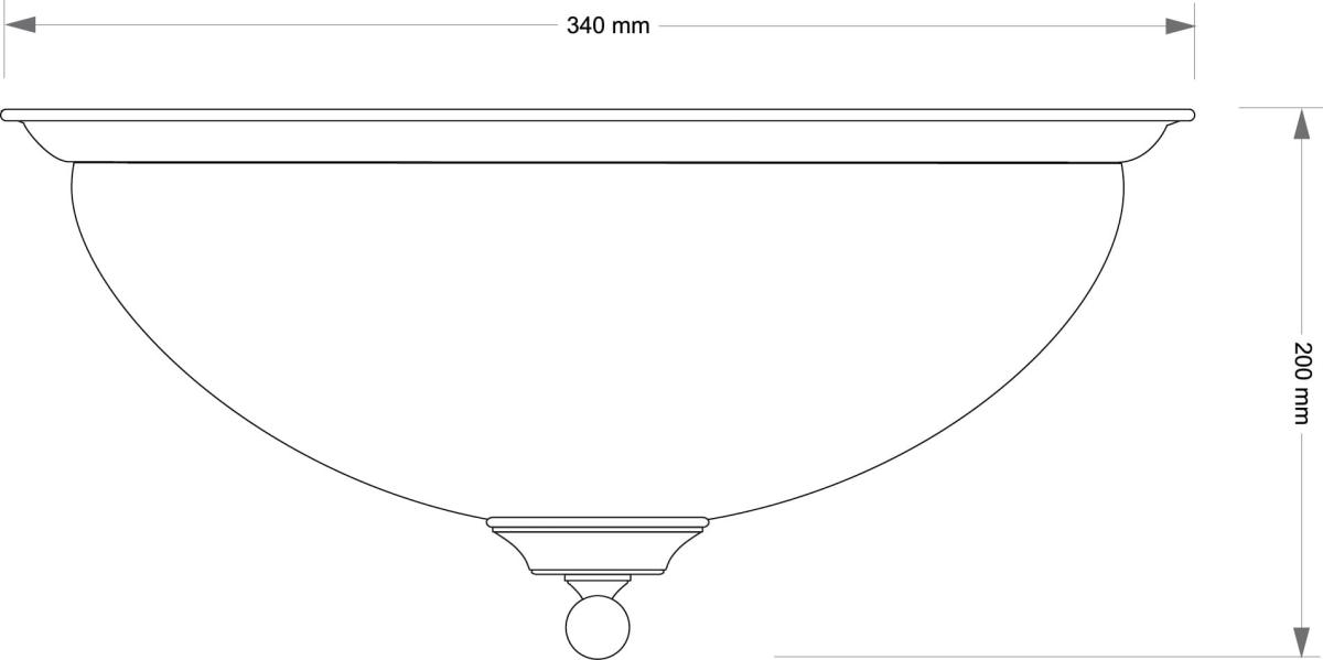 Потолочный светильник Kutek N KLOSZ N-PL-2(P)