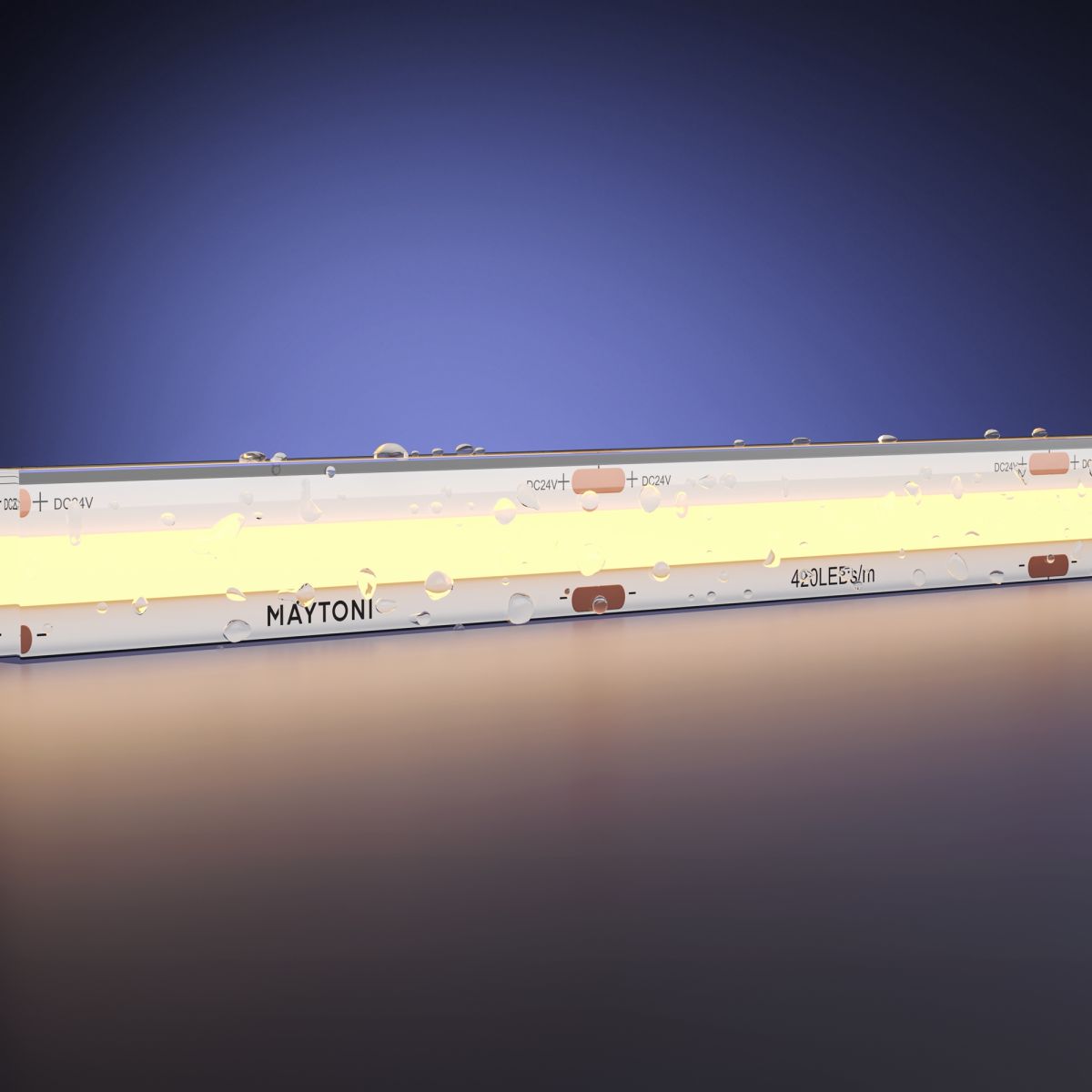 Светодиодная лента Maytoni Led Strip 24В COB 9,6Вт/м 2700К 10м IP 67 201306