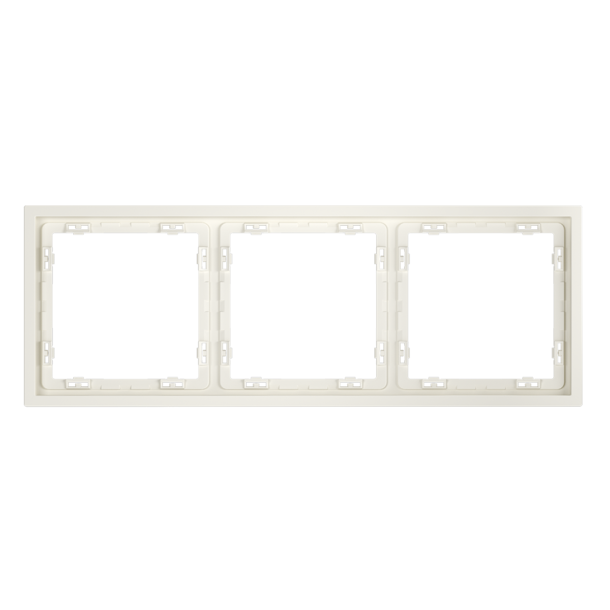 Рамка пластиковая Voltum S70 на 3 пост, (хлопок) VLS100313