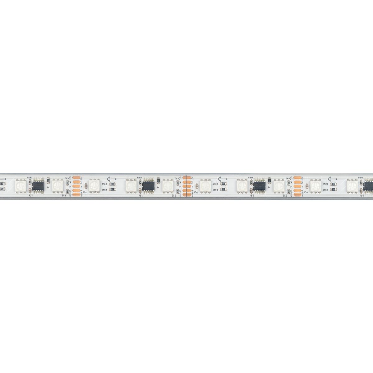 Светодиодная герметичная лента Arlight DMX-PS-B60-12mm 12V RGB-PX3 (14 W/m, IP67, 5060, 5m) 039605