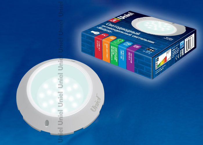 Потолочный светильник Uniel ULT-V19-8W/NW IP54 WHITE