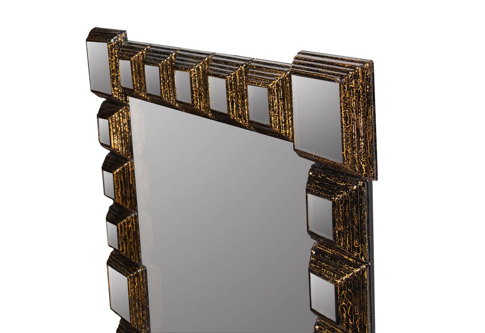 Зеркало Runden Пирамида II золото V20142
