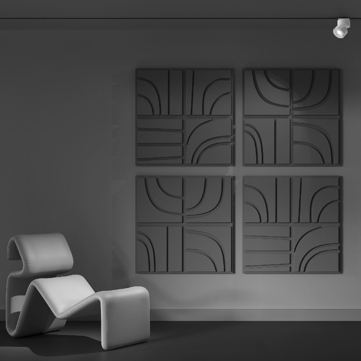 Трековый светильник Maytoni Technical Yin TR084-1-15W4K-W