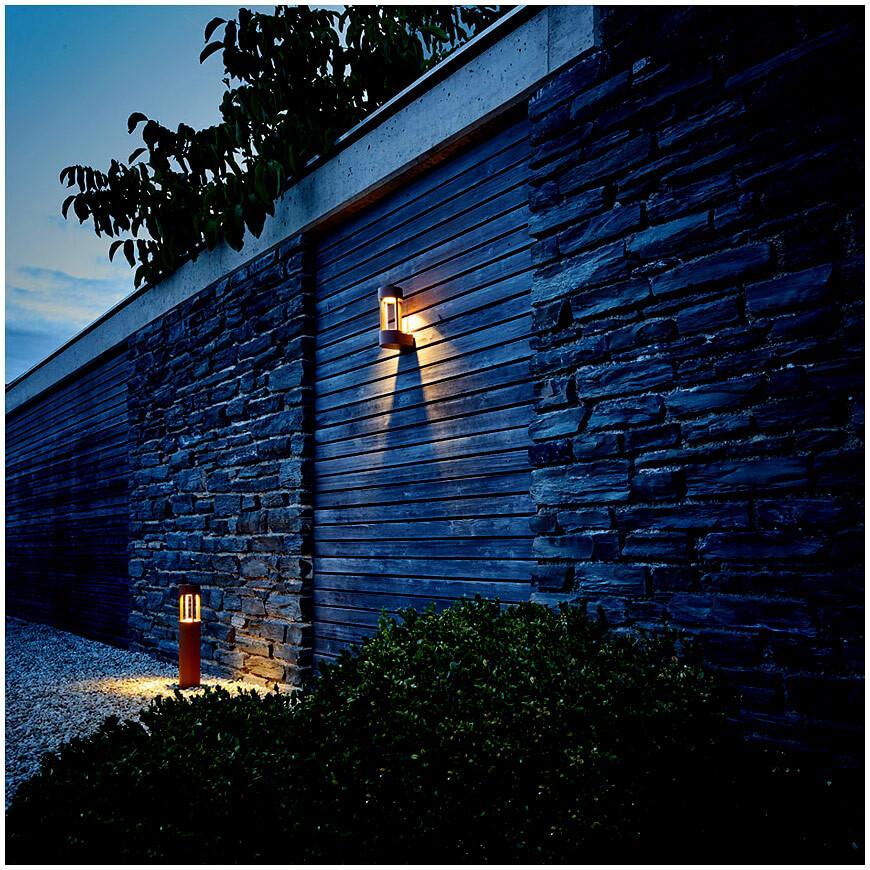 Уличный настенный светодиодный светильник SLV Slots Wall 231805