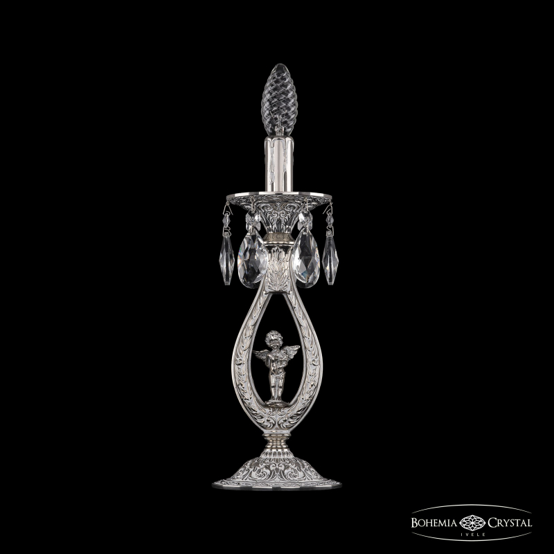 Настольная лампа Bohemia Ivele Crystal Florence 71400L/1-33 NW FA10S