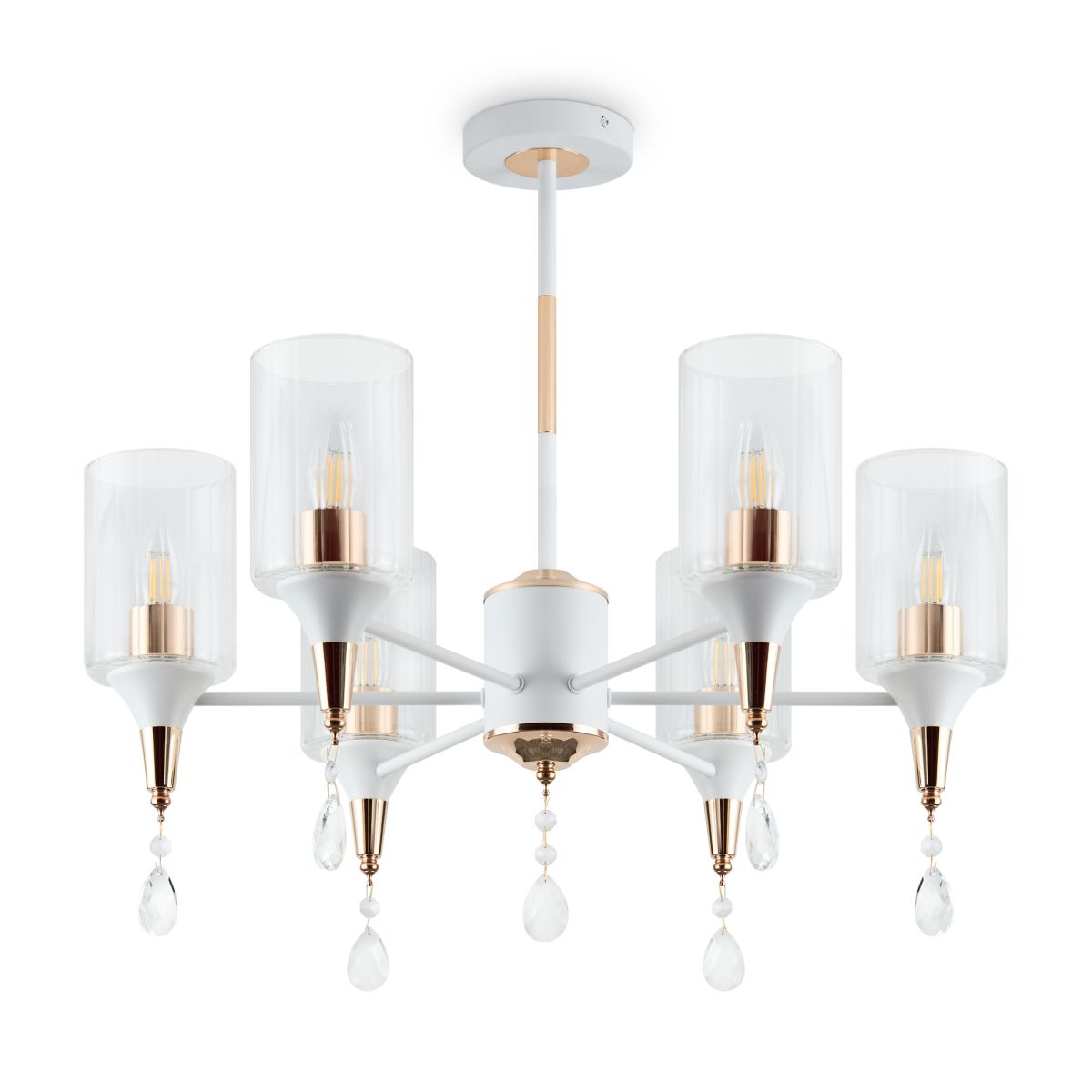 Люстра на штанге Freya Refraction FR5650PL-06WBS