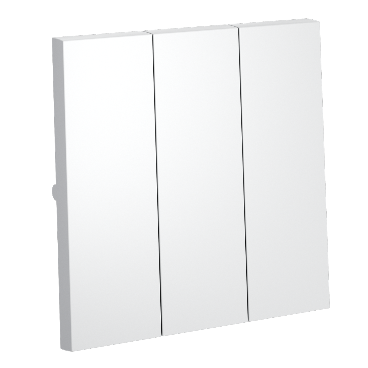 Клавиши для выключателя/переключателя трехклавишного Voltum S70 (белый матовый) VLS000502