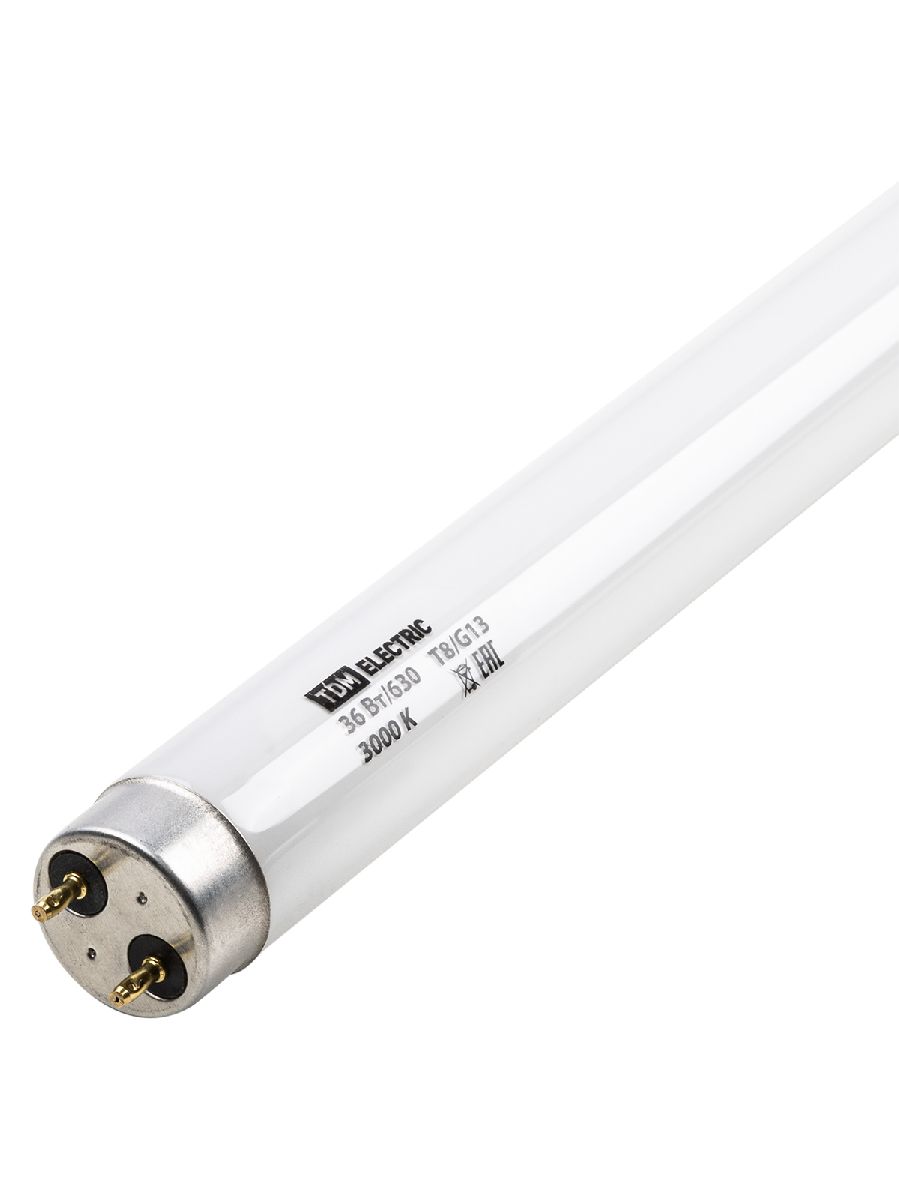 Лампа люминесцентная TDM Electric G13 36W 3000K белая SQ0355-0028