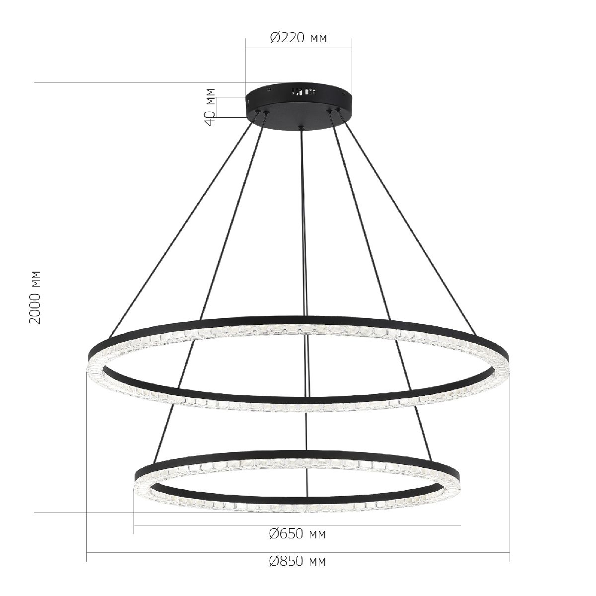 Подвесной светильник ST Luce Euclidics SL1018.403.02