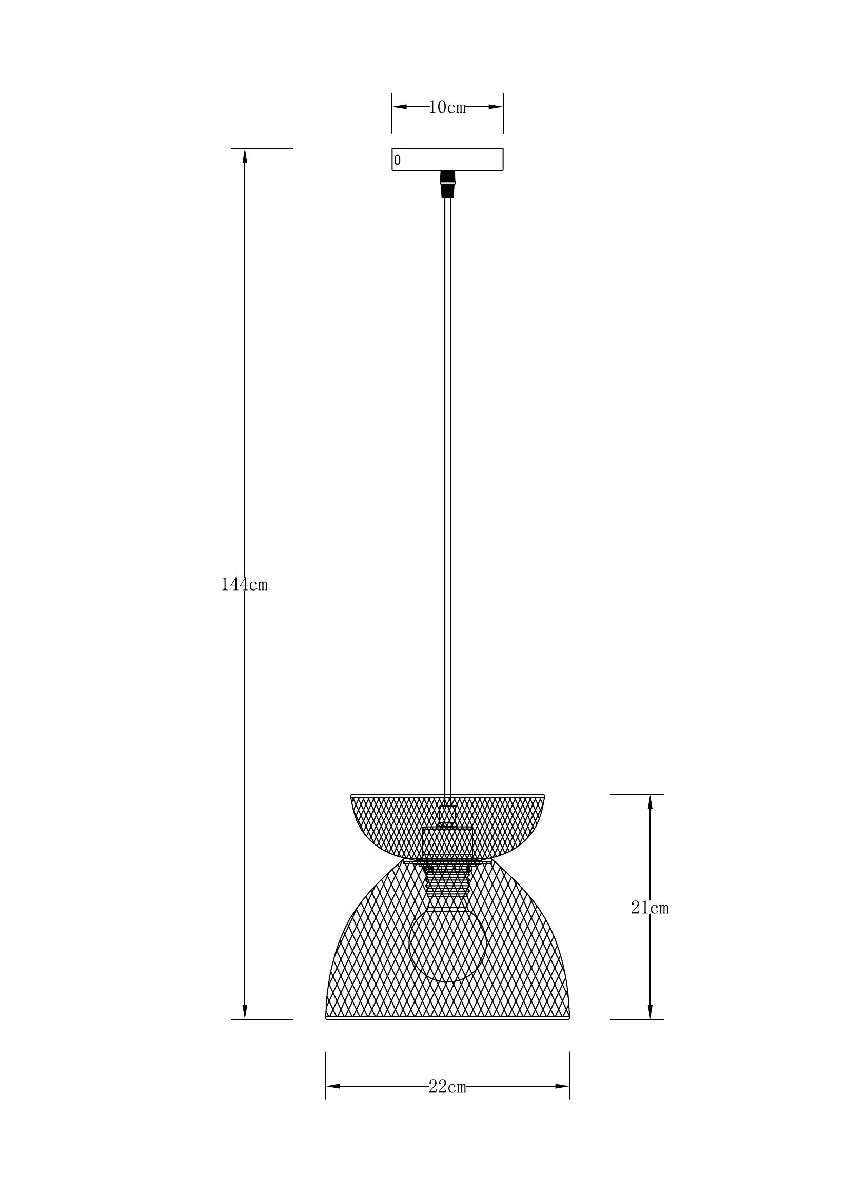 Подвесной светильник Arte Lamp Castello A7065SP-1BK