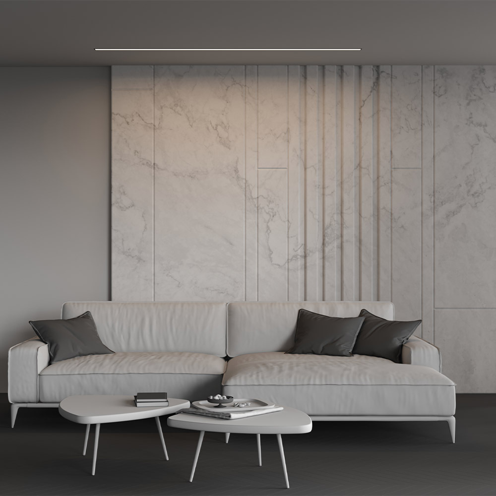 Линейный встраиваемый светильник Maytoni Technical 4000K 50x35 (Черный, 2 м) LL313016