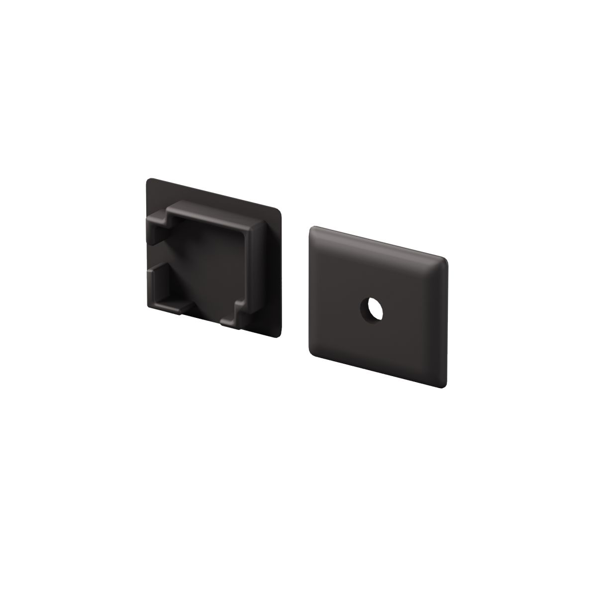 Комплект заглушек для профиля 16×16 2шт Maytoni Led Strip ALM-1616S-B-EC 642030